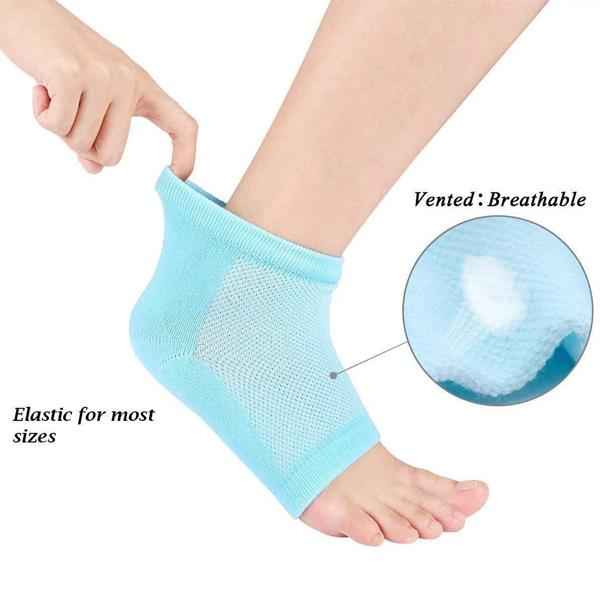 Heel Pain Relief Silicone Gel Heel Socks – LifestyleKart
