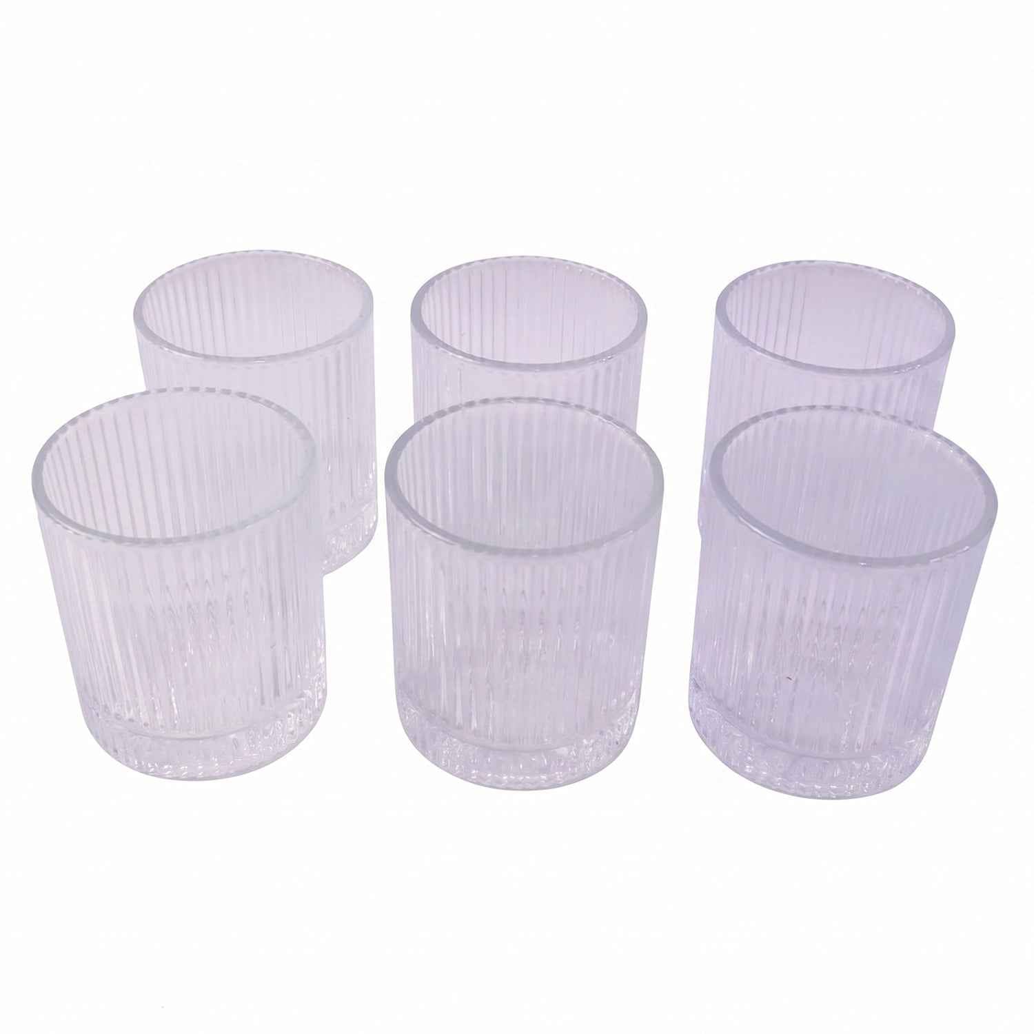 Premium Crystal Glass Tumbler (6 Pc Set 250 Ml Each)