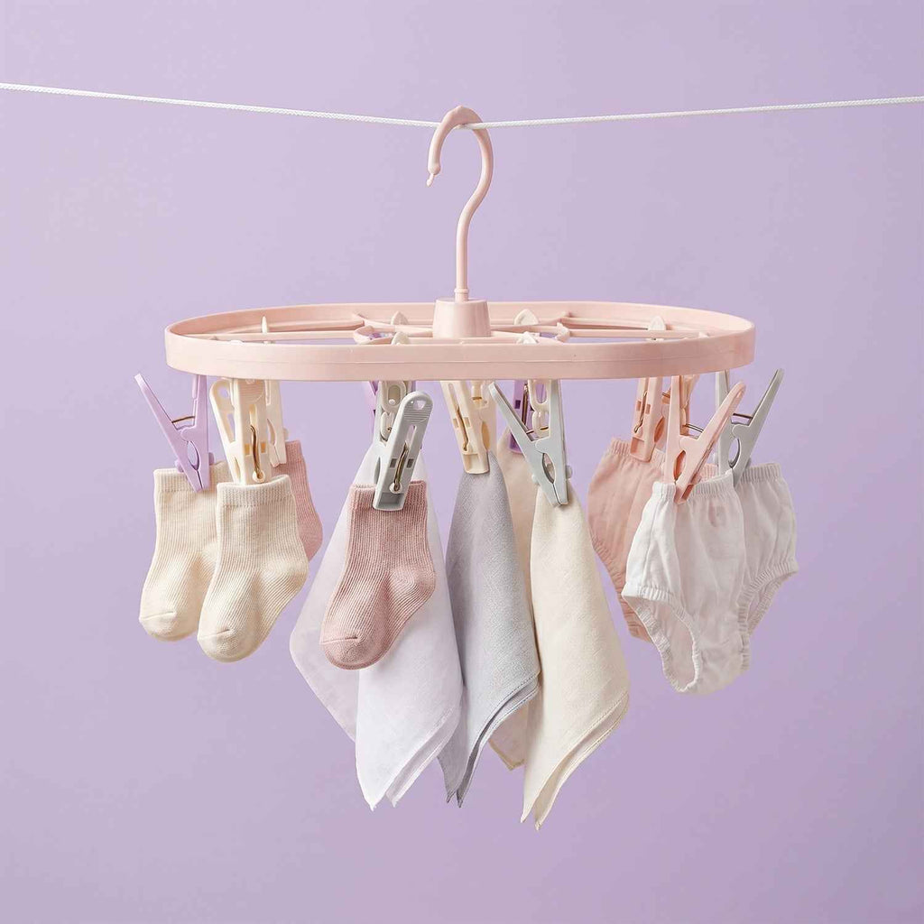 Multipurpose Plastic Hanger Clips Set  Strong Clothes Gripping Tool
