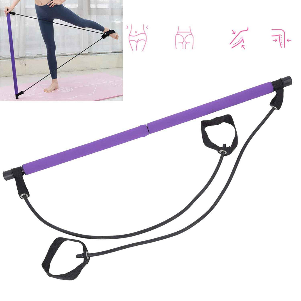 Pilates Bar with Resistance Bands Gym Equipment – LifestyleKart